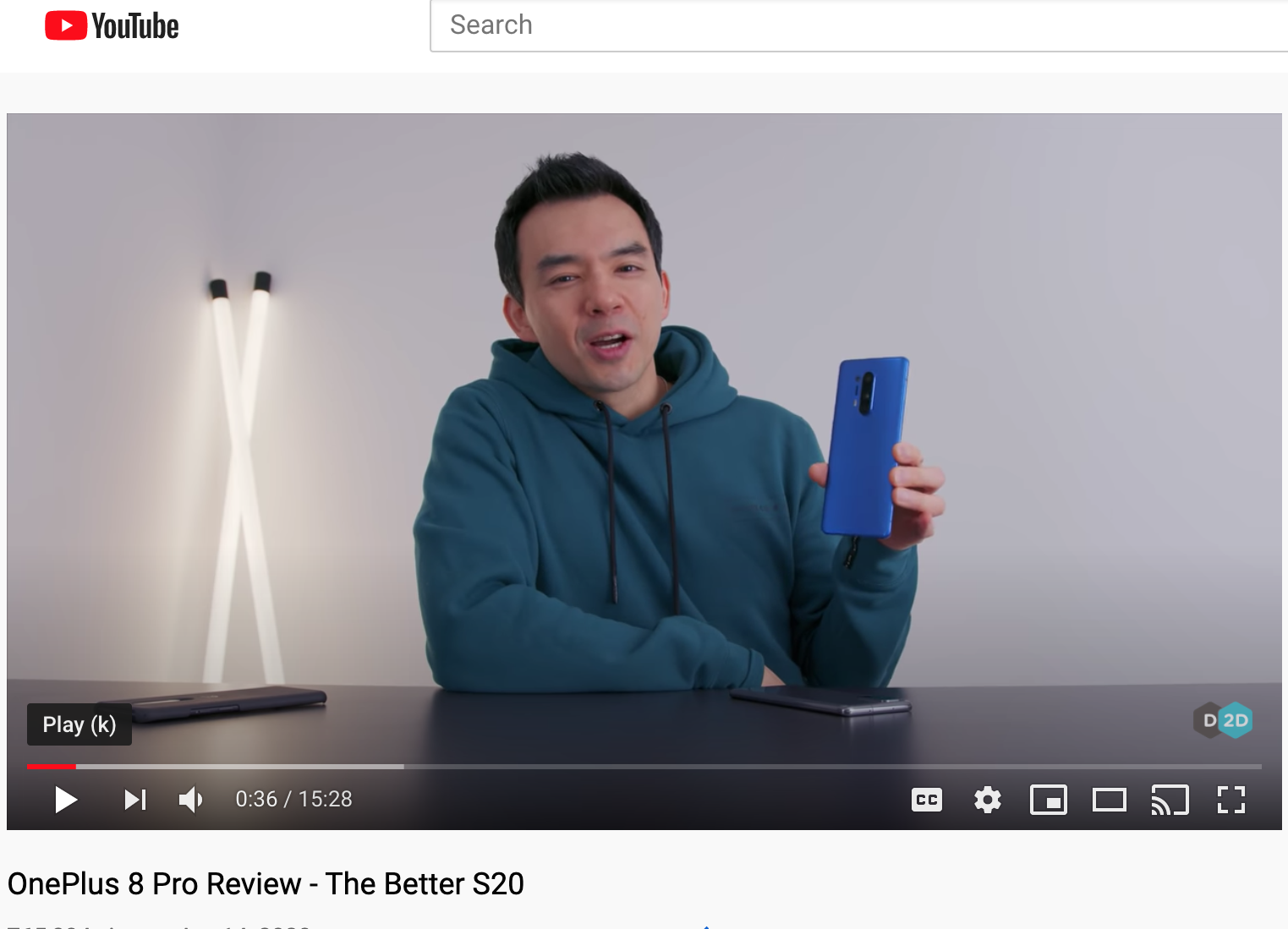 OnePlus 8 Pro Review by Dave Lee (Dave2D)